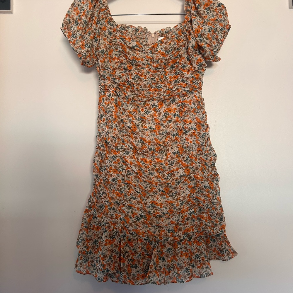 Astr Floral Mini Dress